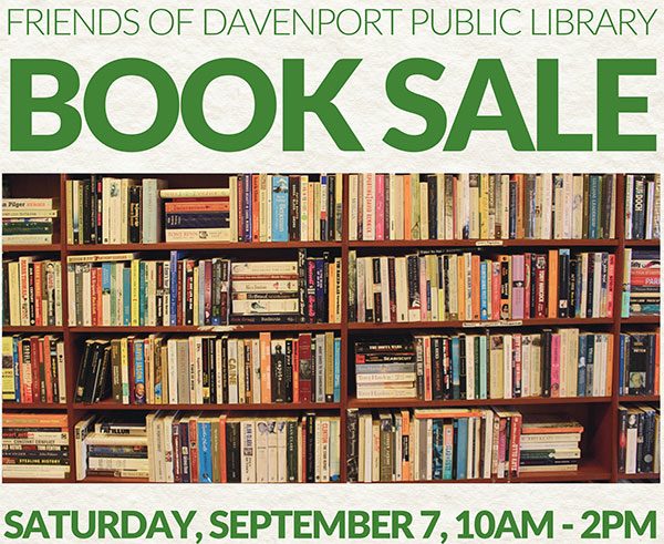 Book Sale SATURDAY, SEPTEMBER 7, 10AM - 2PM